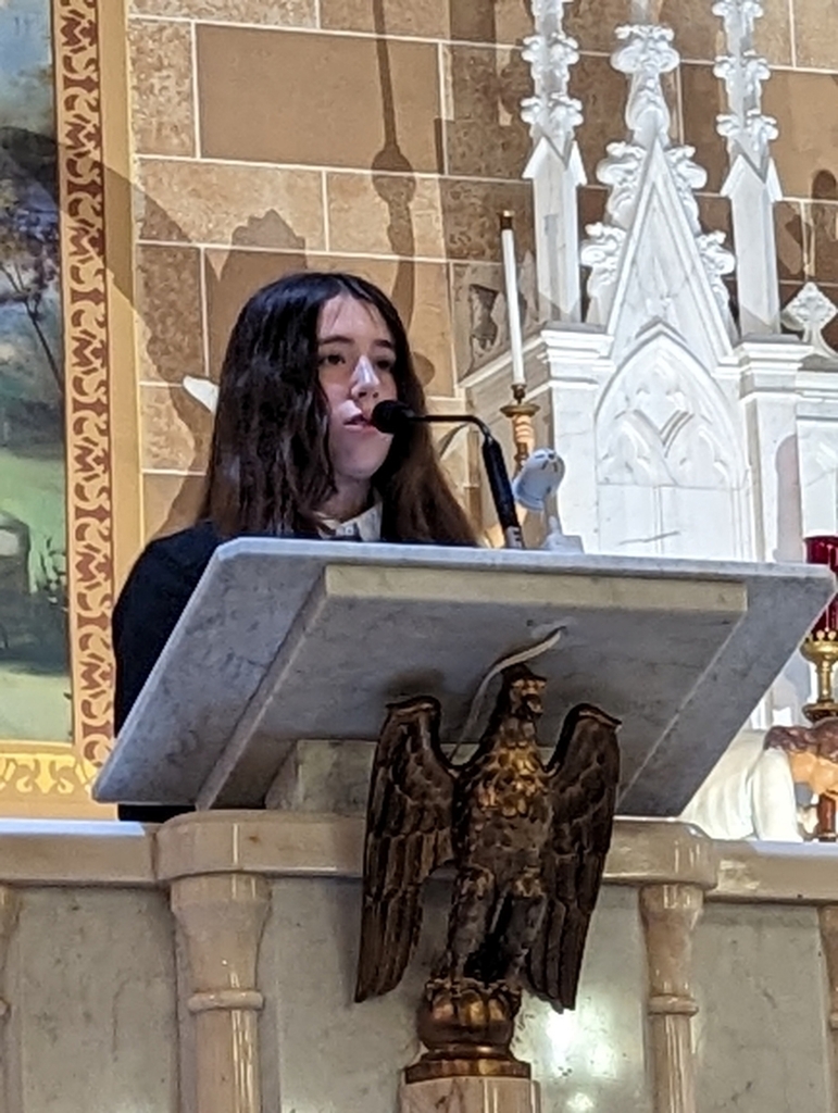 The Apostles we're not perfect and neither am I, Jesus. But You still love me. Forever. Thank you 8th grade for leading us in mass today.
#southjerseycatholicschools